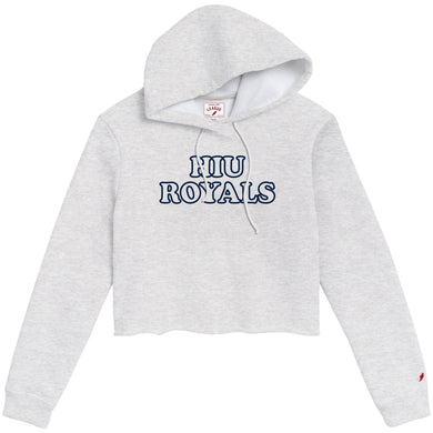 1636 Ladies Cropped Hood | Ash
