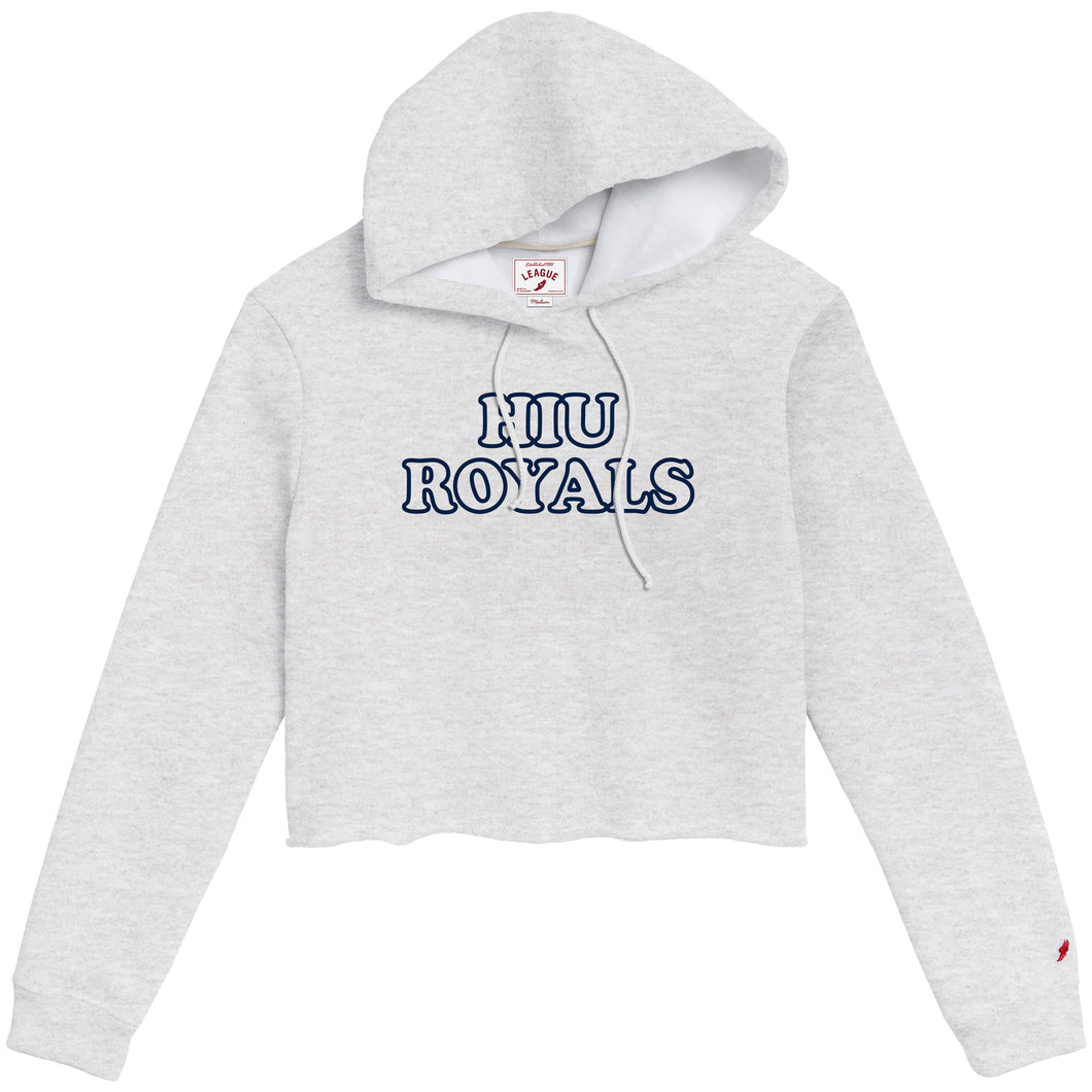 1636 Ladies Cropped Hood | Ash