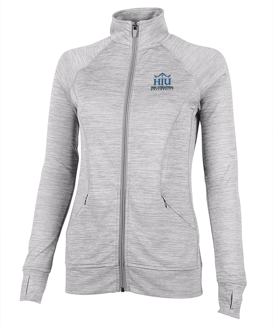 Ladies Tru Fitness Jacket, Grey Space Dye (F24)