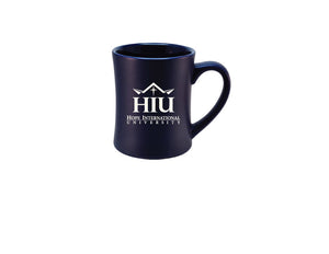 Etched MK Matte Mug, Cobalt