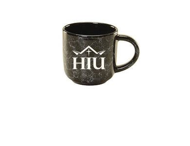 Etched Natural Mug, Black