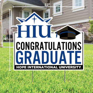 Graduation Yard Sign, Congratulations Graduate