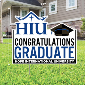 Graduation Yard Sign, Congratulations Graduate