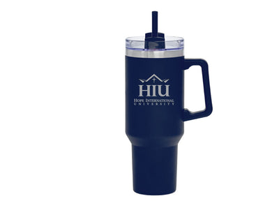 40 Oz. Powder Coated Stainless Steel Travel Mug, Cobalt Blue